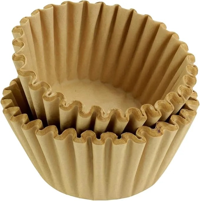 8-12 Cup Basket Coffee Filters (Natural Unbleached, 200) - Made In Usa Basket Coffee Filters, 8-12 Cup Size, Natural Unbleached Paper, 200 Count, For Drip Coffee Makers