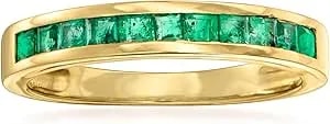 Ross-Simons 0.50 Ct. T.W. Emerald Ring In 14kt Yellow Gold