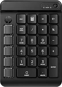 Hp 430 Programmable Wireless Keypad - Bluetooth Connectivity - 9 Programmable, Swappable Keycaps With Sticker Labels - Ambidextrous Design - 24-Month Battery Life On 1 Aa Battery - Responsibly Made