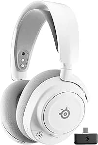 Steelseries Arctis Nova 7 Wireless Gen 2 Gaming Headset - Real-Time App Control, 50+ Hr Play, Neodymium Drivers, Mix 2.4ghz/Bluetooth, Pc, ps5, ps4, Switch 1/2, Mobile - White