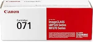 Canon Genuine 071 Black Toner Cartridge Compatible With lbp122dw, mf272dw, mf273dw, mf275dw