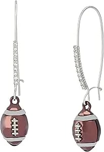 Betsey Johnson Women'S Kick Off Football Dangle Earrings