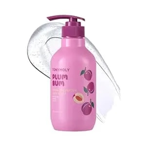 Tonymoly Plum Bum Peptide Hydrating Body Wash – Moisturizing & Nourishing Cleanser With Plum Extract, Peptides & Glycerin – Gentle Korean Body Wash For Soft, Smooth, Radiant Skin, 13.5 Fl Oz