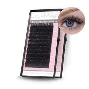 Eyelash Extensions Fake Mink Individual Lashes 0.05 C Curl 9mm Volume Eyelash Extension Salon Use… (C, 9mm)