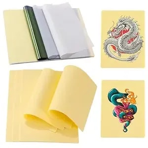 20pcs 3mm Tattoo Practice Skin With Transfer Paper,5pcs Thickness Tattoo Fake Skin Practice Kit Double Side And 15pcs Tattoo Stencil Paper For Tattoo Beginners Practice Tattoo Supplies