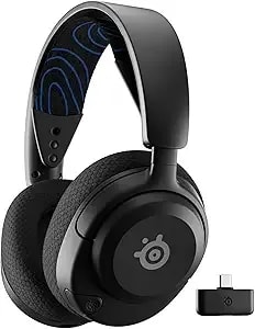 Steelseries Arctis Nova 5p Wireless Multi-System Gaming Headset — Neodymium Magnetic Drivers — 100+ Audio Presets — 60 Hr Battery — 2.4ghz Or Bt — Clearcast gen2.X Mic — ps5, ps4, Pc, Switch, Mobile