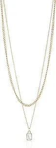 Steve Madden Stone Layered Necklace