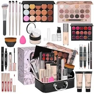 All In One Makeup Kit Makeup Kit For Women Full Kit Makeup Set Multipurpose Bundle Holiday Gift Box Essential Starter Bundle Include Full Make Up Kit For Women (box3)
