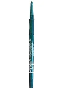 Kokie Cosmetics Retractable Eyeliner, Peacock Green, 0.012 Ounce