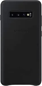 Samsung Electronics EF-VG975LBEGUSSamsung Galaxy S10+ Leather Back Case, Black