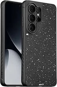 Mous For Samsung Galaxy s26 Ultra Case, Compatible With Magsafe & qi2 – Limitless Galaxy s26 Ultra Case – Shockproof, Full Camera Protection, Magnetic, Anti-Scratch Back, Black Speckled Fabric