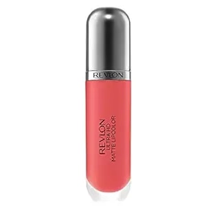 Revlon Ultra Hd Matte Lipcolor, Velvety Lightweight Matte Liquid Lipstick In Red / Coral, Flirtation (620), 0.2 Oz
