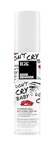 Igk Good Behavior Anti-Frizz Smoothing Serum – Boosts Shine, Seals Out Humidity, Uv & Heat Protection, For Dry Frizz-Prone Hair, 1.3 Oz