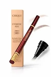 Chiqui Filler Eyebrow Pen - Natural, Long Lasting, Waterproof, Vegan. Flawless, Natural-Looking Brows. Perfect For Alopecia, Eyebrow Gaps, Sparse Patches, Thinning Eyebrows, Over-Plucked Areas