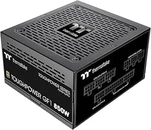 Thermaltake GF1 Fully Modular ATX 850W Power Supply - 80 Plus Gold - Ultra Quiet - Zero RPM, PS-TPD-0850FNFAGU-P
