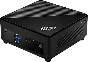 Msi Cubi 5 12m, 0.7l Mini Pc, Intel Core i5-1235u, Wifi 6, Bt 5.2, Duel Lan, Thunderbolt Type C, Black, Non-Os (12m-015bus): Cubi 5 (Blk)