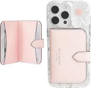 Kate Spade New York Morgan Magnetic Phone Wallet/Card Holder - Compatible With Magsafe Phones And Cases - Chalk Pink