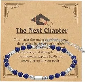 Joyin Graduation Gifts 2026 For Her, Graduation Bracelet With Greeting Card And Gift Box, Inspirational Gifts For Women, Besties, High School College Classmates (Suitable For 14 Years Above)