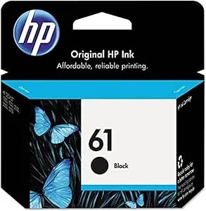 Hp 61 Black Ink Cartridge Printers - Works With Deskjet 1000, 1510, 2050, 2510, 2540, 3000, 3050, 3510; Envy 4500, 5530; Officejet 2620, 4630 - Eligible For Instant Ink - ch561wn
