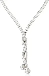 Ross-Simons Italian Sterling Silver Flexible 4-In-1 Necklace/Bracelet