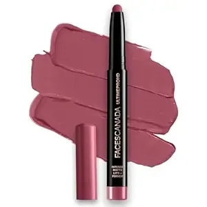 Facescanada Hd Intense Matte Lipstick, Feather Light Comfort, 10 Hrs Stay, Primer Infused, Flawless Hd Finish, Made In Germany, Brown, Red, Pink, Purple, Nude Lip Color, Scandalous, 0.05 Oz