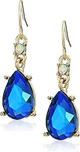 Betsey Johnson Stone Drop Earrings