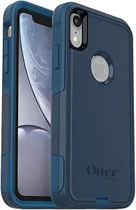Otterbox Iphone Xr Commuter Series Case - Bespoke Way (Blazer Blue/Stormy Seas Blue), Slim & Tough, Pocket-Friendly, With Port Protection