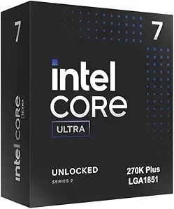 Intel® Core™ Ultra 7 Processor 270k Plus 24 Cores (8 P-Cores + 16 E-Cores) Up To 5.5 Ghz