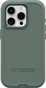 Otterbox Iphone 15 Pro (Only) Defender Series Case - Forest Ranger (Green), Screenless, Rugged & Durable, With Port Protection, Includes Holster Clip Kickstand