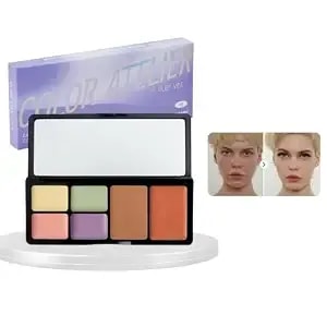 Dual Tone Concealer Palette – Full Coverage For Concealing, Contouring & Color Correcting, Hydrating & Lightweight Formula, Long-Lasting, Travel-Friendly, For All Skin Types