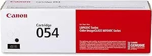 Canon Genuine 054 Black Toner Cartridge Compatible With LBP622Cdw, LBP623Cdw, MF641Cdw, MF642Cdw, MF644Cdw