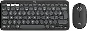Logitech 920-012061 Pebble 2 Combo Keyboard & Mouse, Bluetooth