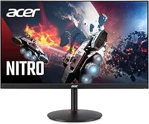 Acer Nitro XV272U Vbmiiprx 27" Zero-Frame WQHD 2560 X 1440 Gaming Monitor - AMD Freesync Premium Agile-Splendor IPS Overclock To 170Hz Up 0.5ms 95% DCI-P3 1 Display Port & 2 HDMI 2.0