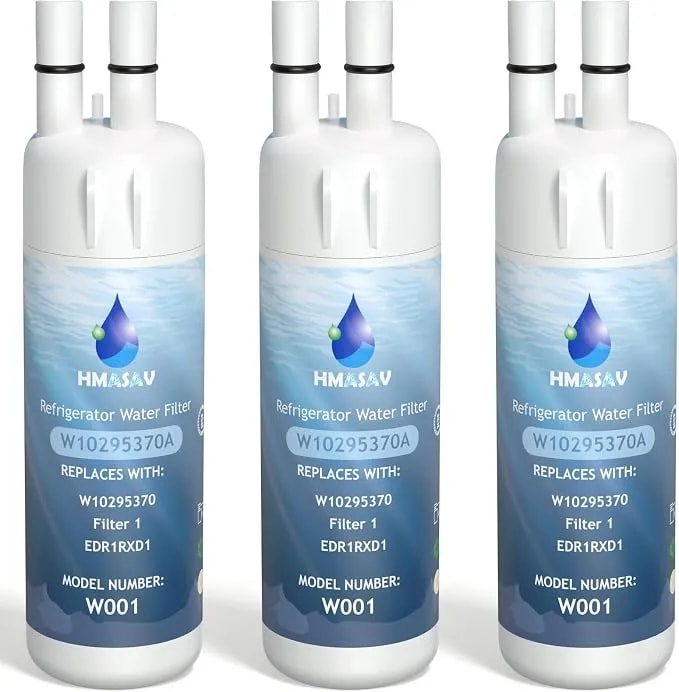 w10295370a Replacement For Whirlpool edr1rxd1, Everydrop 1, whr1rxd1, 3pack - Compatible With Everydrop Filter 1, edr1rxd1b, w10295370, kad1rxd1, p4rfkb2, p8rfwb2l, Kenmore 9081, 9930