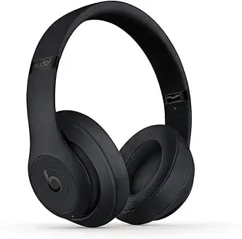Beats studio3 Wireless Noise Cancelling Over-Ear Headphones - Apple w1 Headphone Chip, Class 1 Bluetooth, 22 Hours Of Listening Time, Built-In Microphone - Matte Black