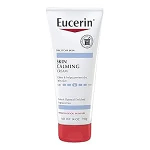 Eucerin, Skin Calming Creme, Dry, Itchy Skin, Fragrance Free, 14 Oz (396 G)