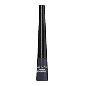 Almay Intense Liquid Eyeliner, Waterproof And Longwearing, Hypoallergenic, Cruelty Free, -Fragrance Free, Ophthalmologist Tested, 223 Black Pearl, 0.08 Oz