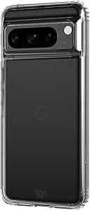 tech21 Evo Clear Case For Google Pixel 8 Pro - Impact Protection Case - Slim Fit - Transparent