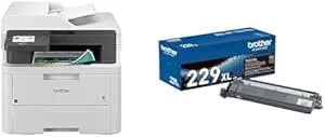 Brother MFCL3720CDW Printer And TN229XLBK High Yield Toner