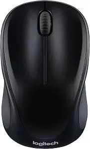 Logitech m317 Wireless Mouse, 2.4 Ghz With Usb Receiver, 1000 Dpi Optical Tracking, 12 Month Battery, Compatible With Pc, Mac, Laptop, Chromebook - Black