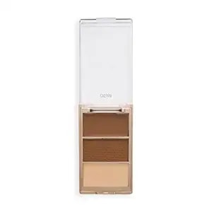 Revolution, Bronze Icon Palette, Cream, Matte, & Shimmer Bronzer Trio For Buildable Glow, Infused With Hyaluronic Acid, Vegan & Cruelty-Free, Golden Medium, 0.09 Oz