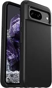 Otterbox Google Pixel 8 Symmetry Series Case - Black, Ultra-Sleek, Wireless Charging Compatible, Raised Edges Protect Camera & Screen