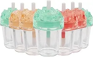 Iplusmile Refillable Lip Gloss Containers 7pcs Empty Lip Balm Tubes With Transparent Design For Diy Gloss Making And Travel Cosmetic Storage