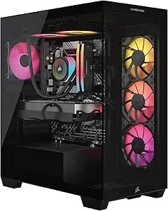 Corsair Vengeance i7500 Gaming Pc – Liquid Cooled Intel Core i9-14900kf Cpu – Nvidia Geforce Rtx 5080 Gpu – 32gb Vengeance Rgb ddr5 Memory – 2tb M.2 Ssd – Black