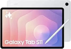 Samsung Galaxy Tab s11 256 Gb Wifi Android Tablet, Large Display, Durable, Slim, Light, High Performance, Long Battery Life, S Pen For Note-Taking, Ai Assist, Us Version, Silver (Renewed)