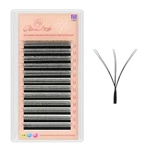 Double Tips 3d W Lash Extensions 0.07c Curl 8-15mm Mix Premade Fans Volume Eyelash(3d,0.07c,8-15mm)