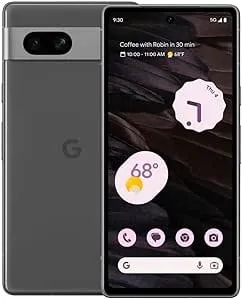 Google Pixel 7a 5g (128gb, 8gb) 6.1" Oled, 4k Camera (At&T Locked - 5g / 4g Lte) (Charcoal) (Renewed)