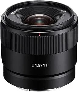 Sony E 11 Mm f1.8 - Aps-C Wide Angle Prime Lens (sel11f18)