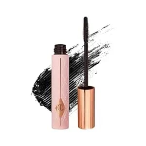 Charlotte Tilbury Pillow Talk Push Up Lashes Mascara - Lengthening Mascara With 24hr Vertical Lift Effect For Instant Volume, Length & Definition - Smudge-Proof Formula - Super Black
