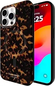 Kate Spade New York Iphone 15 Pro Max Case, Compatible With Magsafe - Tortoiseshell